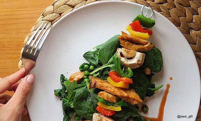 Dieta basada en verduras y proteinas